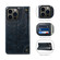 iPhone 13 Pro Baroque Simple Horizontal Flip Leather Case with Holder & Card Slots & Wallet - Blue