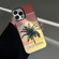 iPhone 13 Pro Beach Coconut Dual-side Laminating Laser Frosted Phone Case - Red Yellow