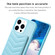 iPhone 13 Pro BF26 Wave Pattern Card Bag Holder Phone Case - Blue