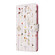 iPhone 13 Pro Bronzing Painting RFID Leather Case - Dreid Flower World