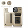 iPhone 13 Pro Butterflies Flowers Double Buckle PU + TPU Protective Case with Holder & Card Slots & Photo Frame - Brown