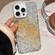 iPhone 13 Pro Butterflies Starry Sky Gradient IMD Phone Case - Yellow