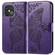 iPhone 13 Pro Butterfly Love Flower Embossed Horizontal Flip Leather Case with Bracket / Card Slot / Wallet / Lanyard - Light Purple