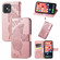 iPhone 13 Pro Butterfly Love Flower Embossed Horizontal Flip Leather Case with Bracket / Card Slot / Wallet / Lanyard - Rose Gold