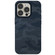 iPhone 13 Pro Camouflage Ice Feel Texture MagSafe PU Hybrid PC Phone Case - Dark Blue