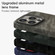 iPhone 13 Pro Camouflage Ice Feel Texture MagSafe PU Hybrid PC Phone Case - Navy Blue