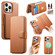 iPhone 13 Pro CaseNeo Finger Grip Strap MagSafe Leather Phone Case - Brown