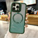 iPhone 13 Pro CD-grain Gradient Glitter Magsafe Acrylic Hybrid TPU Phone Case - Green