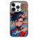 iPhone 13 Pro Chinese Ancient Style Electroplated Lens Ring PC Hybrid TPU Phone Case - Blue Eyed Boy