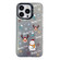 iPhone 13 Pro Christmas Series PC Full Coverage Pattern Phone Case - CK041 Black