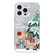 iPhone 13 Pro Christmas Series PC Full Coverage Pattern Phone Case - CW042 White