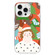iPhone 13 Pro Christmas Series PC Full Coverage Pattern Phone Case - CW062 White