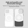 iPhone 13 Pro Color Blocking Series MagSafe Magnetic PC Hybrid TPU Phone Case - White