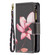 iPhone 13 Pro Colored Drawing Pattern Zipper Horizontal Flip Leather Case with Holder & Card Slots & Wallet - Lotus