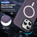 iPhone 13 Pro Colorful Ink-splash Magsafe PC Hybrid TPU Phone Case - Purple