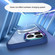 iPhone 13 Pro Colorful Metal Lens Ring Phone Case - White