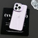 iPhone 13 Pro Colorful Wavy Circle PC Hybrid TPU Phone Case - Purple
