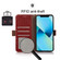 iPhone 13 Pro Crocodile Top Layer Cowhide Leather Phone Case - Red
