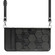 iPhone 13 Pro Crossbody Football Texture Magnetic PU Phone Case - Black