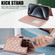 iPhone 13 Pro Crossbody Multifunction Rhombic Leather Phone Case - Rose Gold