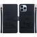 iPhone 13 Pro Cute Cats RFID Leather Phone Case - Black