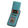 iPhone 13 Pro Denior D18 Skin Feel Rotating Holder MagSafe Detachable Card Slot Phone Case - Blue