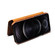 iPhone 13 Pro Denior Oil Wax Top Layer Cowhide Simple Flip Leather Case - Brown