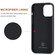 iPhone 13 Pro DG.MING M1 Series 3-Fold Multi Card Wallet Shockproof Case with Holder Function - Green