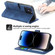 iPhone 13 Pro Dierfeng Dream Line TPU + PU Leather Phone Case - Blue