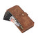 iPhone 13 Pro Dream 9-Card Wallet Zipper Bag Leather Phone Case - Brown
