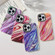 iPhone 13 Pro Dual-side Laminating Frosted Translucent TPU Phone Case - Red Flame Magma