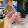 iPhone 13 Pro Electroplating Flower Diamond TPU Phone Case - Pink