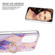 iPhone 13 Pro Electroplating Splicing Marble Pattern Dual-side IMD TPU Shockproof Case with Ring Holder - Light Purple