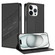 iPhone 13 Pro Embossed Multi-functional Wallet Retro Leather Phone Case - Black