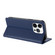 iPhone 13 Pro Embossed Multi-functional Wallet Retro Leather Phone Case - Dark Blue