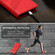 iPhone 13 Pro Embossed Multi-functional Wallet Retro Leather Phone Case - Red