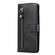 iPhone 13 Pro Fashion Calf Texture Zipper Horizontal Flip Leather Case with Stand & Card Slots & Wallet Function - Black