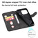 iPhone 13 Pro Fashion Calf Texture Zipper Horizontal Flip Leather Case with Stand & Card Slots & Wallet Function - Black