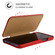 iPhone 13 Pro Fierre Shann Magnetic Genuine Leather Phone Case - Red