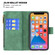 iPhone 13 Pro Flying Butterfly Embossing Pattern Zipper Horizontal Flip Leather Case with Holder & Card Slots & Wallet - Green
