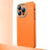 iPhone 13 Pro Frosted Metal Material Phone Case with Lens Protection - Orange