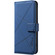 iPhone 13 Pro Geometric Pattern RFID Leather Phone Case - Blue