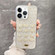 iPhone 13 Pro Gold Foil Pearl Bow TPU Phone Case - Bow