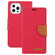 iPhone 13 Pro GOOSPERY CANVAS DIARY Canvas Texture Horizontal Flip PU Leather Case with Holder & Card Slots & Wallet - Red