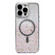 iPhone 13 Pro Gradient Glitter MagSafe PC Hybrid TPU Phone Case - Gradient Lotus