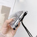 iPhone 13 Pro Gradient Glitter Powder Epoxy TPU Thickened Acrylic Shockproof Case with Round Neck Lanyard - Black
