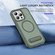 iPhone 13 Pro Guard MagSafe Holder Matte PC Hybrid TPU Phone Case - Green