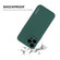 iPhone 13 Pro Hat-Prince ENKAY Liquid Silicone Shockproof Protective Case Cover - Dark Green