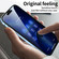 iPhone 13 Pro HD Magnetic Metal Frame Double-sided Tempered Glass Phone Case - Silver