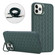 iPhone 13 Pro Honeycomb Radiating Lens Holder Magsafe Phone Case with Lanyard - Green